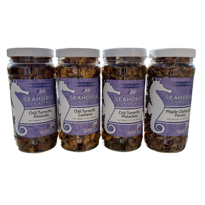 Seahorse Snacks Holiday Gift Set - Jars